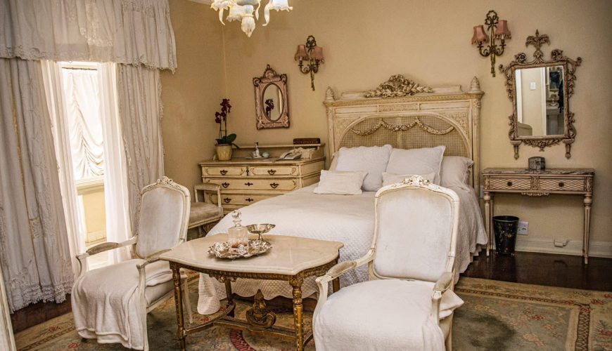 camera da letto in stile d'epoca