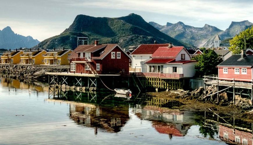cabine dei pescatori a svolvaer