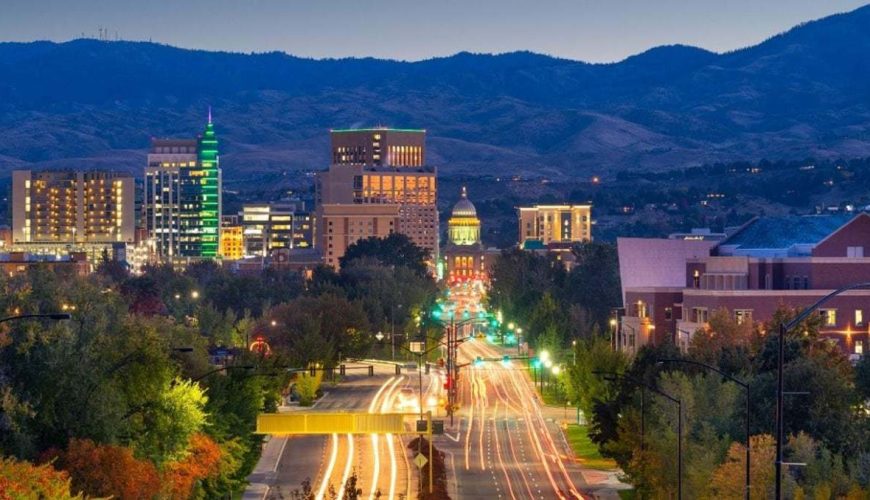 Boise by night