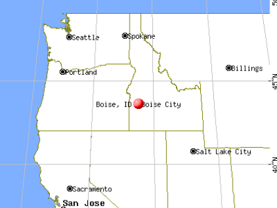 boise on the map