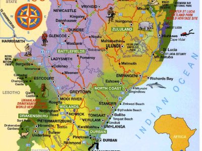 mappa isimangaliso wetland park