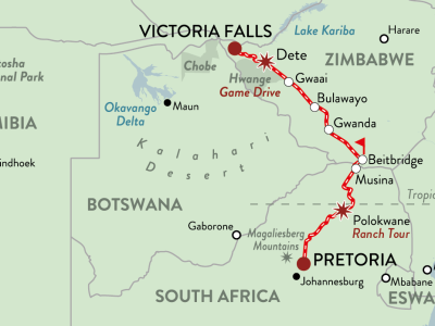 victoria falls on the map