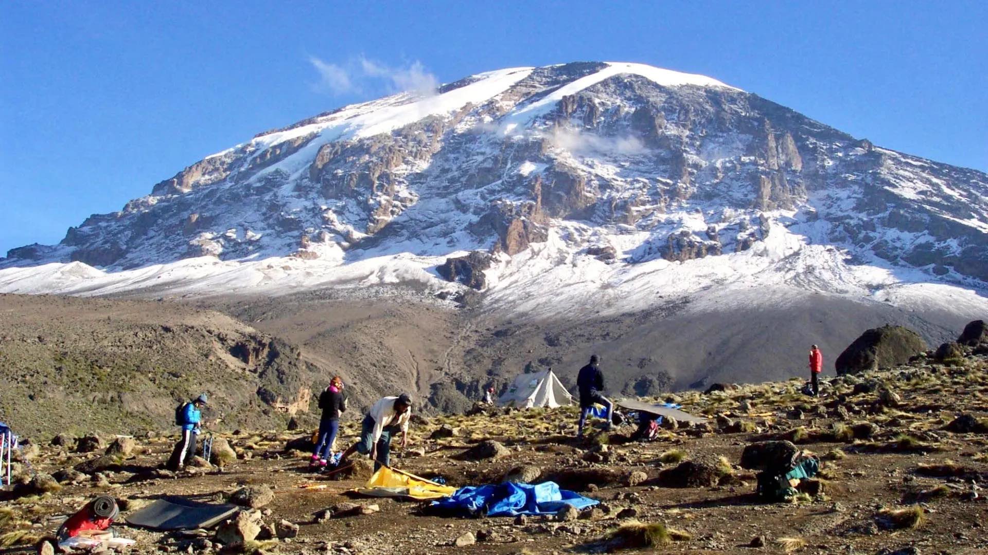 campo base sul kilimanjaro
