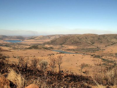 paesaggio della Pilanesberg Game Reserve