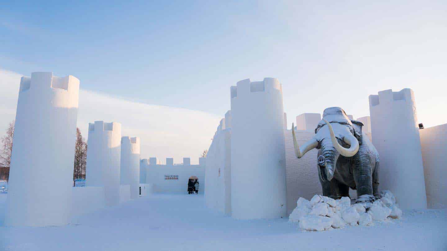 esterno dello snow castle di Kemi