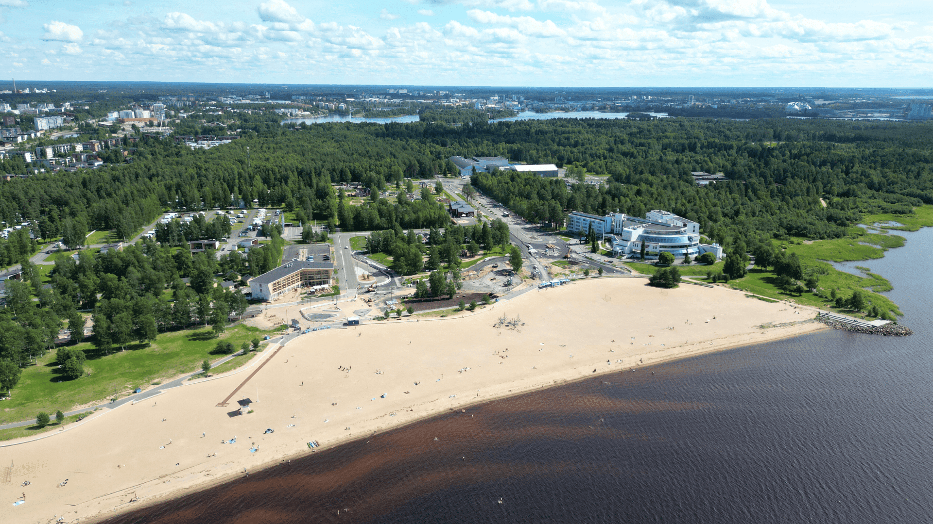 nallikari spiaggia di Nallikari, Oulu.