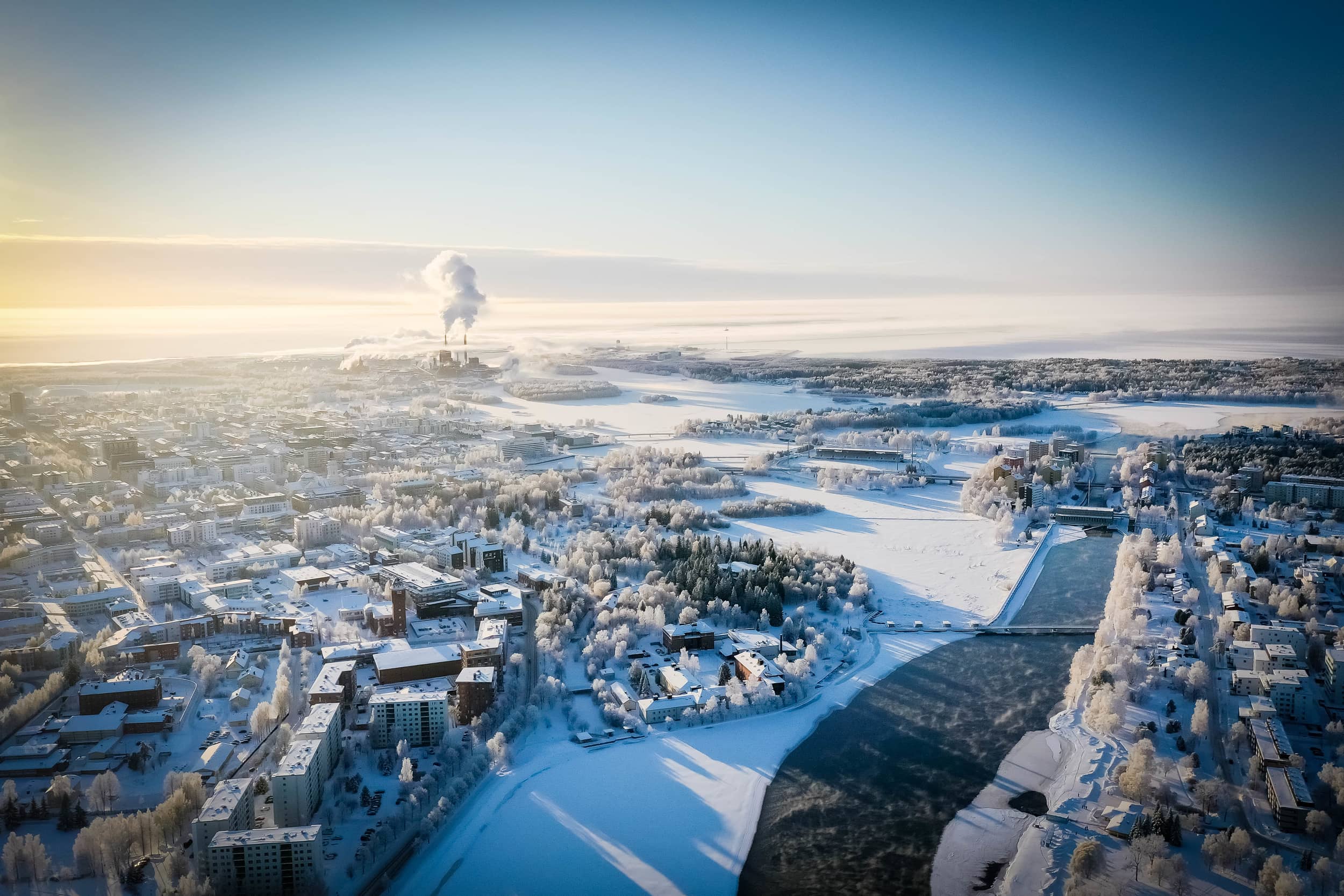 oulu in inverno